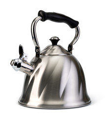 Steel whistling kettle