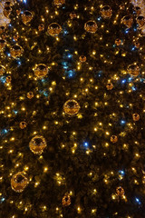 Fototapeta premium color christmas lights texture