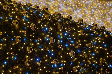 color christmas lights texture