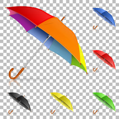 Set Realistic Umbrellas