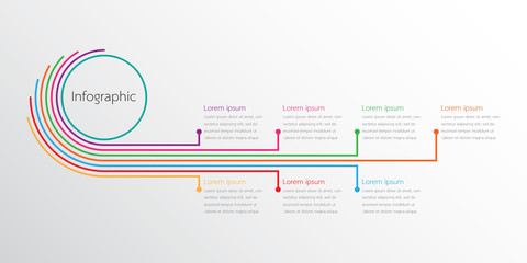 Vector infographic templates used for detailed reports. All 7 topics.