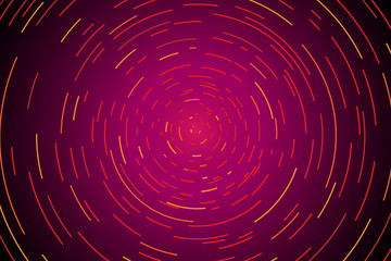 Futuristic color circle hole tunnel. abstract background. vector and illustration