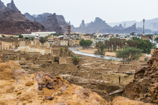 The old ghost town of Al Ula, Saudi Arabia