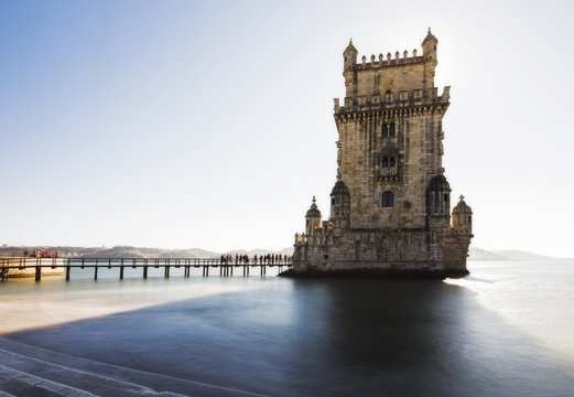Portugal, Lisbon, View of Belem tower
