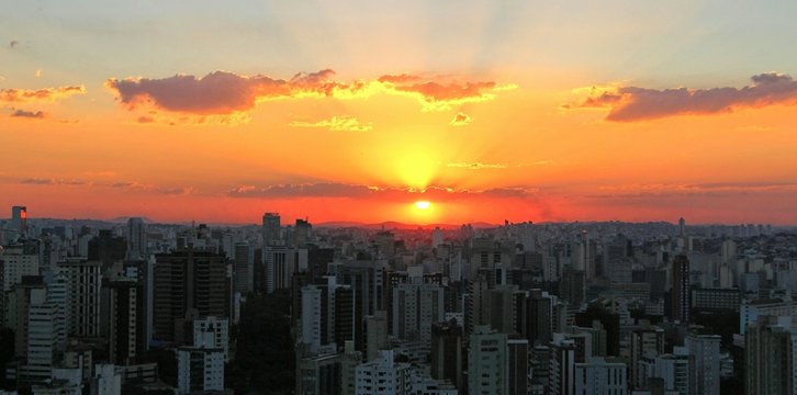 Por do Sol em Belo Horizonte 