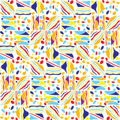 Naklejka premium Abstract seamless repeating ethnic background