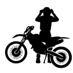 Fototapeta na wymiar moto cross logo designs