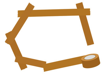 梱包用テープ　フレーム