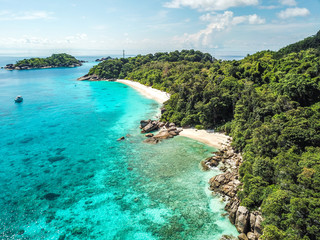 Obraz na płótnie Canvas Similan islands from above, Thailand