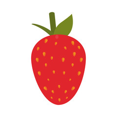 Strawberry sweet fruit vector illustration graphic design