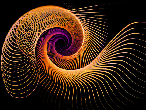 abstract fractal spiral pattern