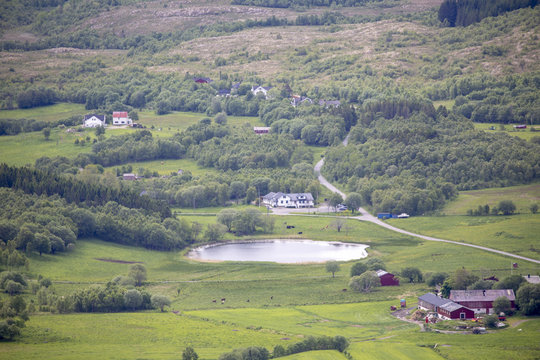 Farmland in Nordland county