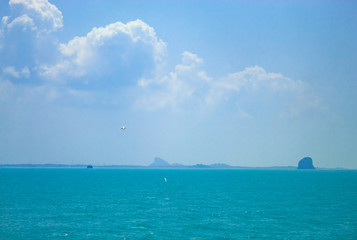 The beauty of the sea and sky, the Gulf of Thailand.