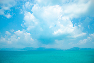 The beauty of the sea and sky, the Gulf of Thailand.