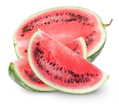 Watermelon fruits Isolated