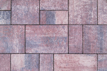 Background of street paving slabs