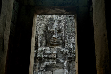 CAMBODIA SIEM REAP ANGKOR THOM BAYON TEMPLE