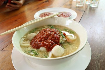 Seafood vermicelli soup - Sukiyaki