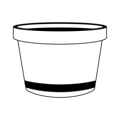 Food plastic container vector illustration graphic design