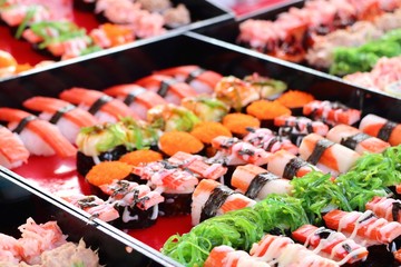 Sushi at street food