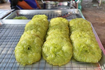 Fried dough on street food