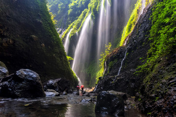 The beautiful madakaripura waterfall in east java, Indonesia