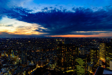 Obraz premium 暮れいく夕空