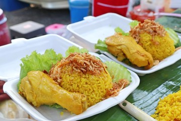 biryani rice with chicken