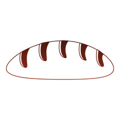 Bread bakery food vector illustration graphic design