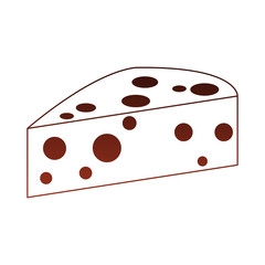 Delicious cheese dairy vector illustration graphic design