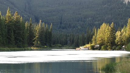 Evening On The Bow River, Banff National Park, Alberta