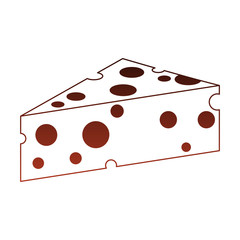 Delicious cheese dairy vector illustration graphic design