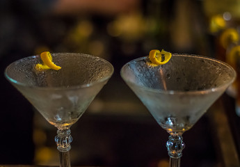 Chilled Martini Glasses