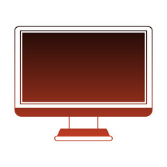Computer screen technology vector illustration graphic design