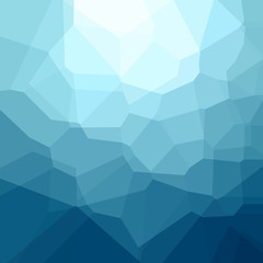 Vector polygonal blue texture. Abstract geometric background.