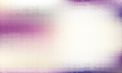 Digital gradient with points. Abstract futuristic panel. Dotted Backgound. Monochrome halftone pattern Vector illustration
