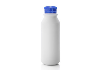 milk bottle on isolated