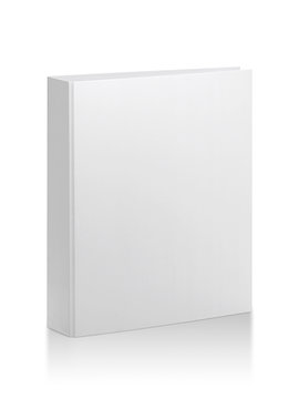 Office White Folder On A White Background