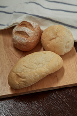 fresh bread and wheat