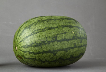 watermelon on a gray background