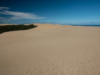 Alone in desert