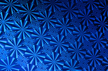 Blue Ornamental Seamless Line Pattern
