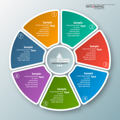 Abstract 3D Paper Infographics