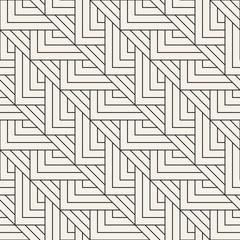 Vector seamless pattern. Modern stylish abstract texture. Repeating geometric tiles..