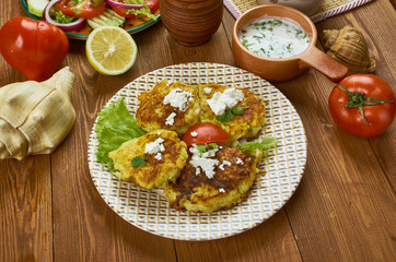 Greek Kolokythokeftees