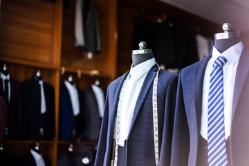 Fototapeta luxury suit in shop obraz