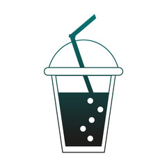Frappe cup isolated vector illustration graphic design