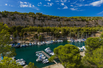 Calanque de Port Miou - fjord near Cassis France
