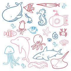 ocean character sketch