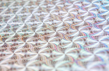 Abstract background with drawn ornament and blur